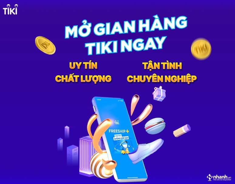 Ứng dụng bán hàng online Tiki