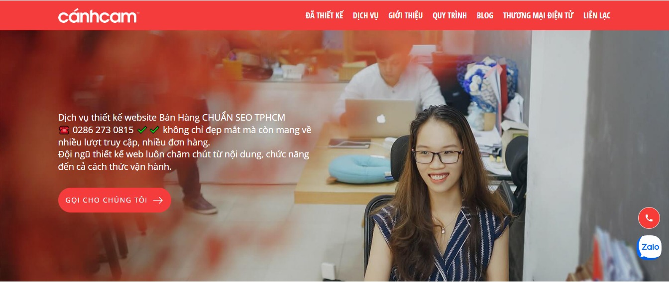 Công ty thiết kế web Cánh Cam