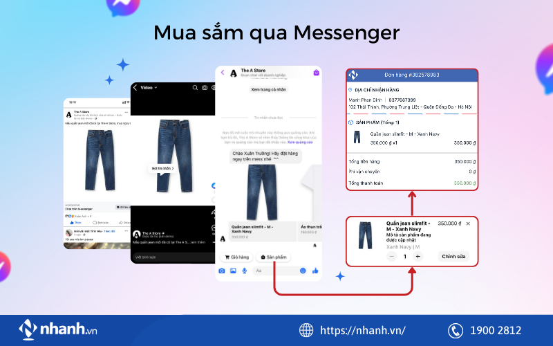 Định nghĩa về mua sắm trên Messenger