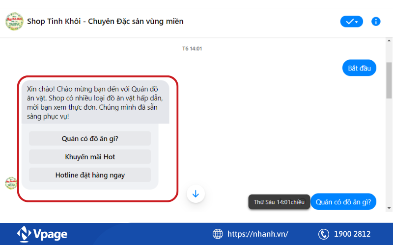 Mua bán trên messenger khá phổ biến hiện nay