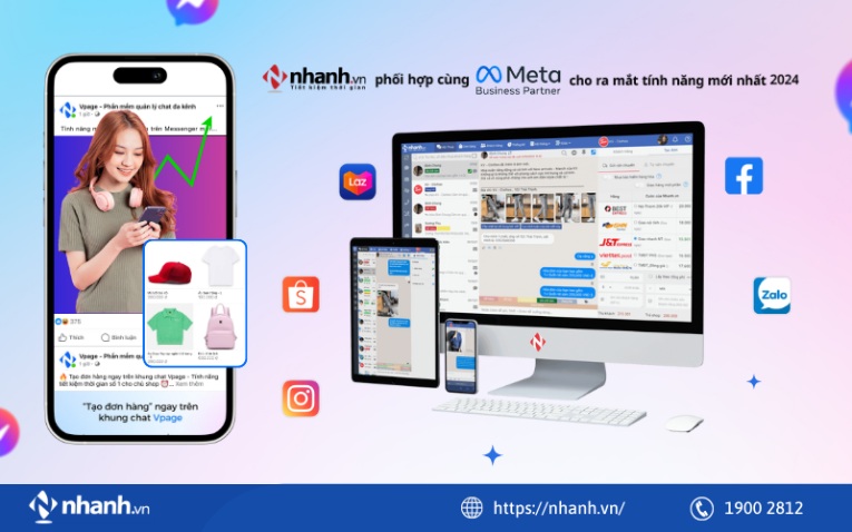 Phần mềm chat đa kênh Vpage