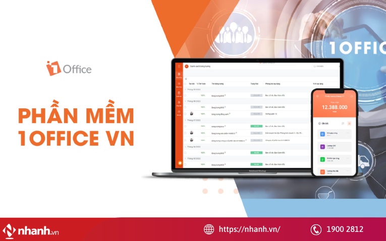 App quản lý thu chi doanh nghiệp 1Office