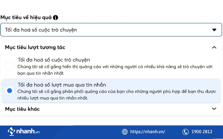 Khám phá sản phẩm trên Messenger cùng Vpage