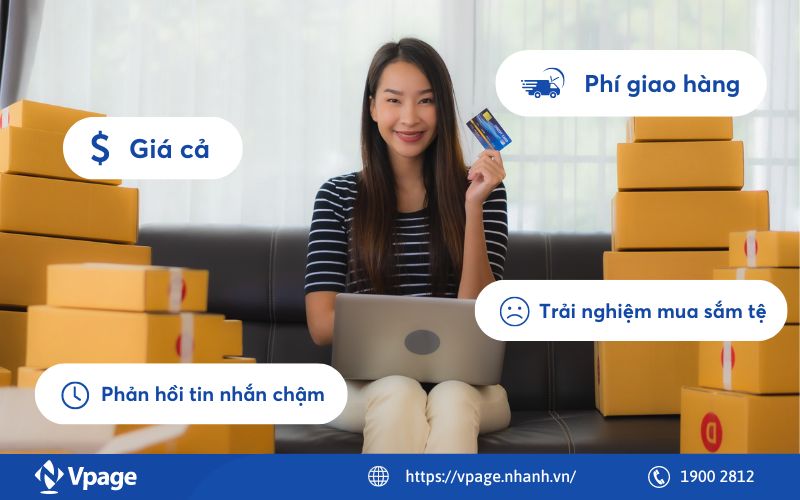 Một vài yếu tố cản trở việc khách thanh toán khi thêm vào giỏ hàng