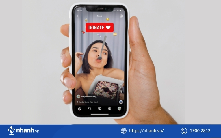 Nhận donate từ người xem