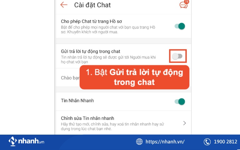 Trên Ứng dụng Shopee