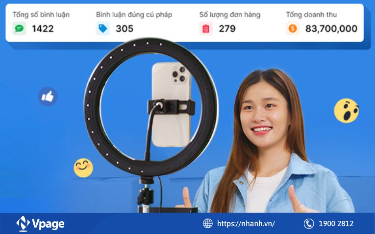 Phần mềm chốt đơn live Facebook KiotViet