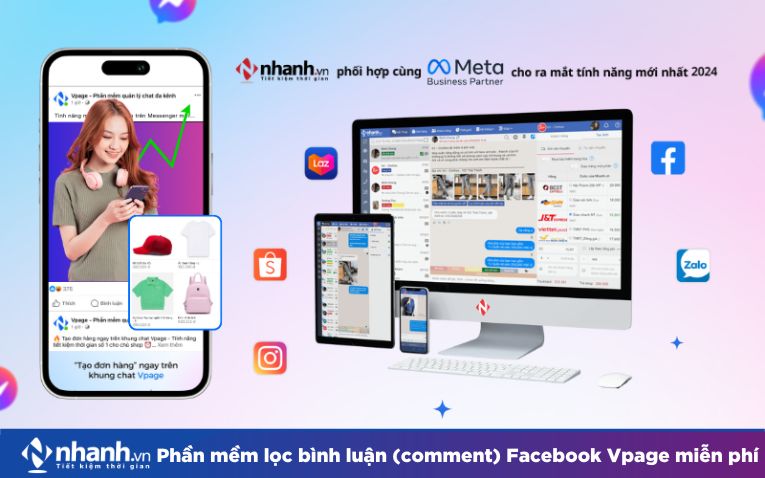 Phần mềm lọc bình luận (comment) Facebook Vpage miễn phí