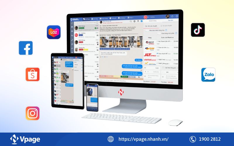 1. Vpage - Phần mềm quản lý trang Fanpage Facebook tốt nhất