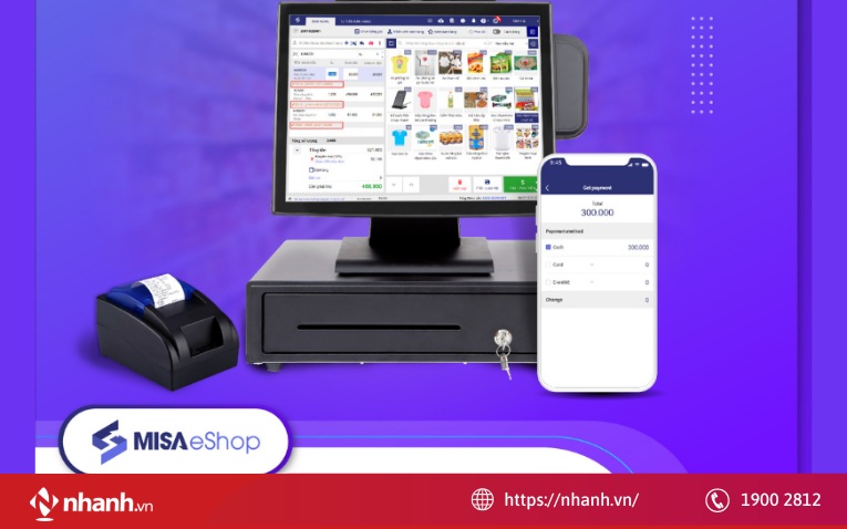 Phần mềm quản lý tạp hóa miễn phí MISA eShop