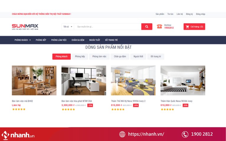 Mẫu thiết kế website nhà hàng đồ uống