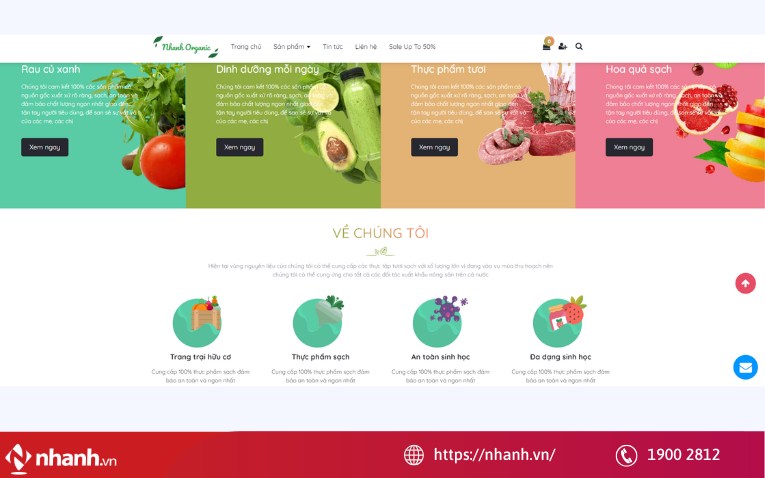 Template thiết kế website nhà hàng