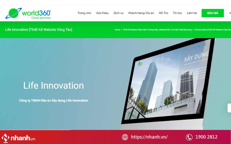 Thiết kế website tại Vũng Tàu W360S CORP