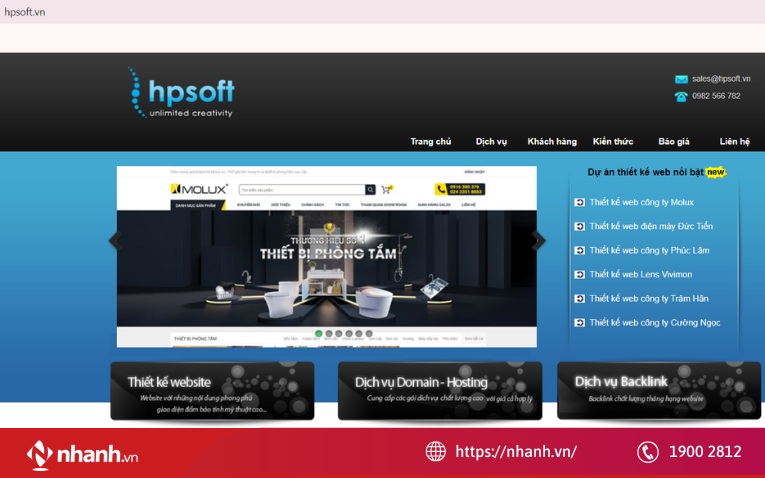 HPsoft - Đơn vị thiết kế website tại Bắc Ninh