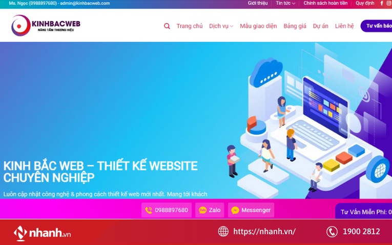 Kinh Bắc Web - Thiết kế website tại Bắc Ninh