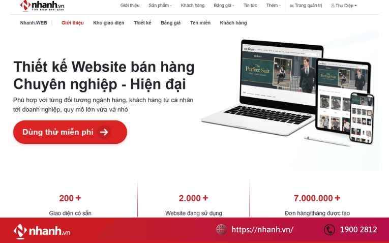 Nhanh.vn - Công ty thiết kế website tại TP.HCM trọn gói, giá rẻ