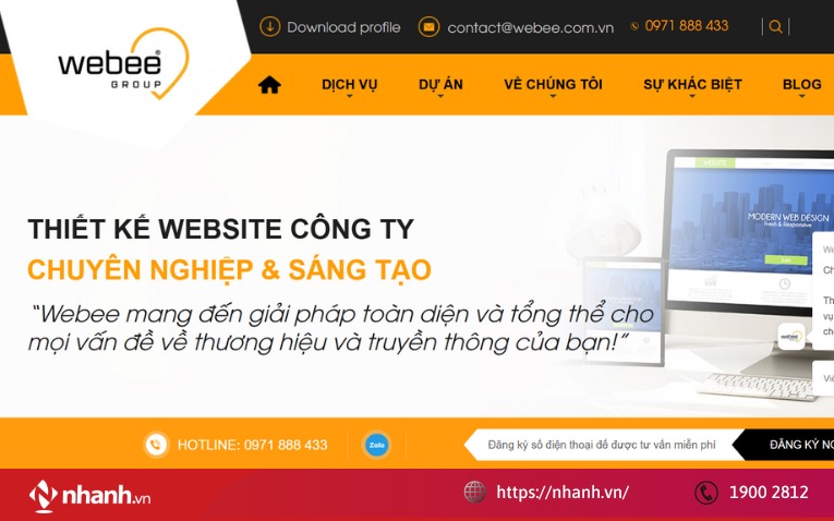 Webee Design - Giải pháp thiết kế website chuyên nghiệp