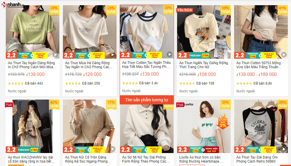 So sánh giá sản phẩm từ nhiều nhà bán Shopee