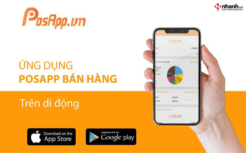 Phần mềm tính tiền trên điện thoại PossApp