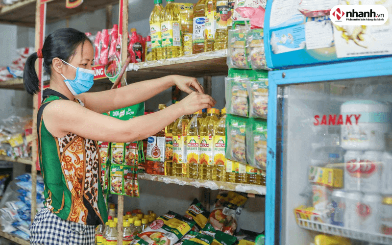 Nguyên tắc trưng bày “tay phải”