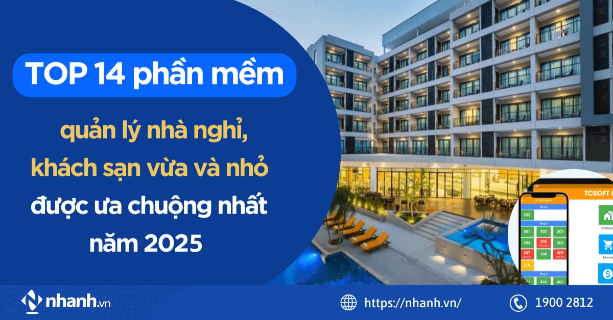 phần mềm quản lý nhà nghỉ, khách sạn vừa và nhỏ