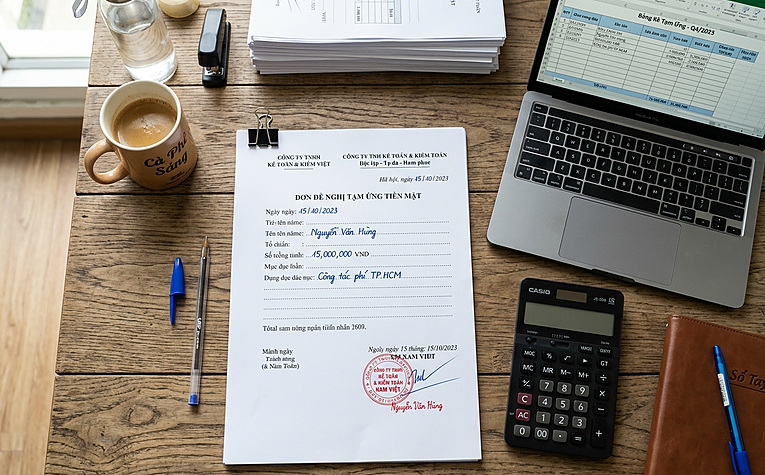 Nguyên tắc kế toán tạm ứng bao gồm những gì?