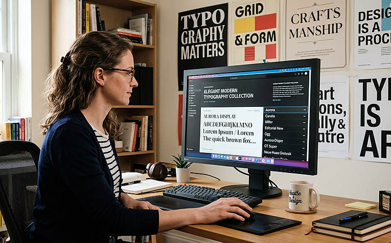 thư viện adobe fonts typography
