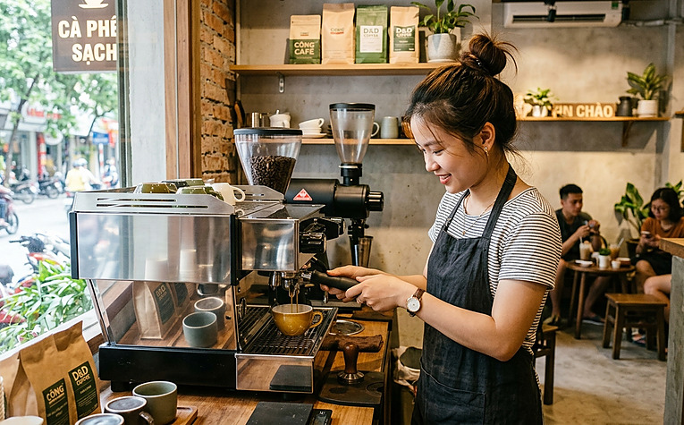 bí quyết mở quán cafe 100 triệu thành công