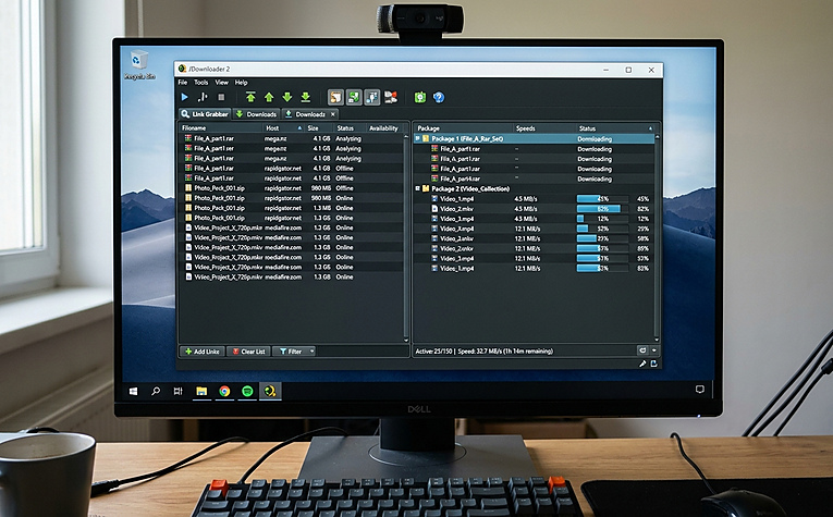 phần mềm jdownloader 2