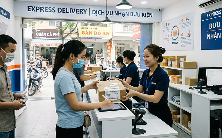 lấy hàng trực tiếp tại kho shopee express