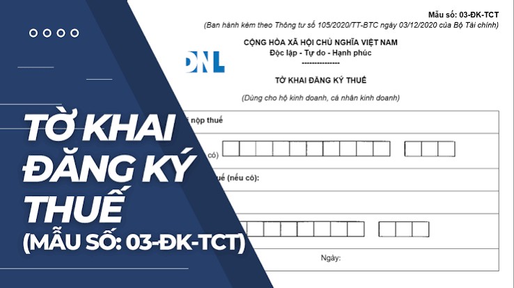 Tờ khai đăng ký thuế mẫu 03-ĐK-TCT