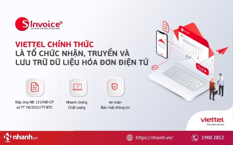 Phần mềm hóa đơn điện tử Viettel SInvoice