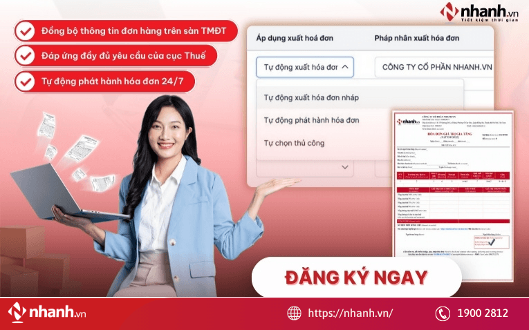 Nhanh.vn - Giải pháp quản lý bán hàng và xuất hóa đơn điện tử tự động