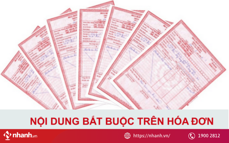 Nội dung bắt buộc phải có trên hóa đơn điện tử