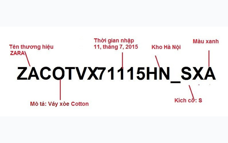 Quy tắc đặt tên và cấu trúc mã SKU chuẩn quốc tế