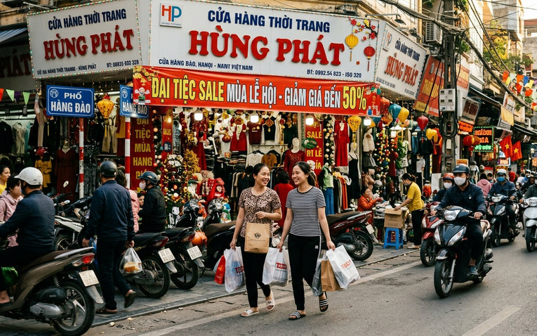 Chiến dịch khuyến mãi đại tiệc sale dịp lễ hội mua sắm cuối năm