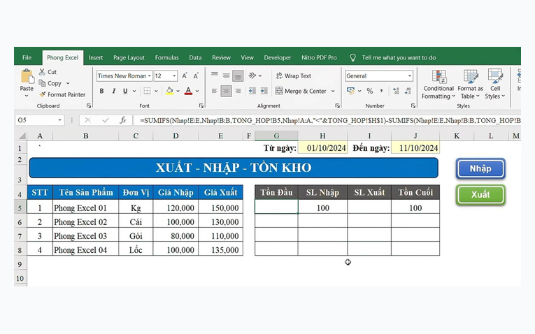 File xuất-nhập-tồn cơ bản