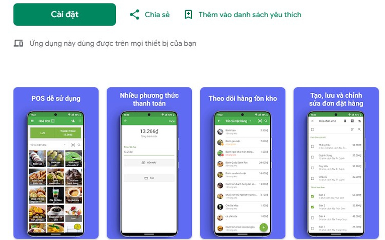 Giao diện thân thiện
