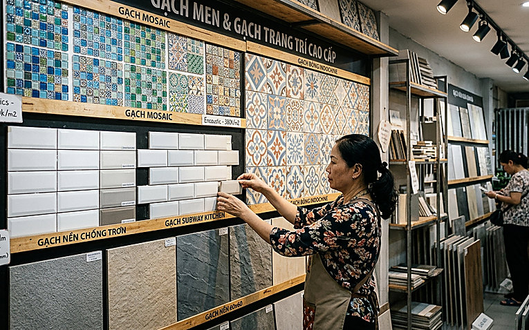 Bộ sưu tập các mẫu gạch trang trí mosaic và hoa văn bán chạy