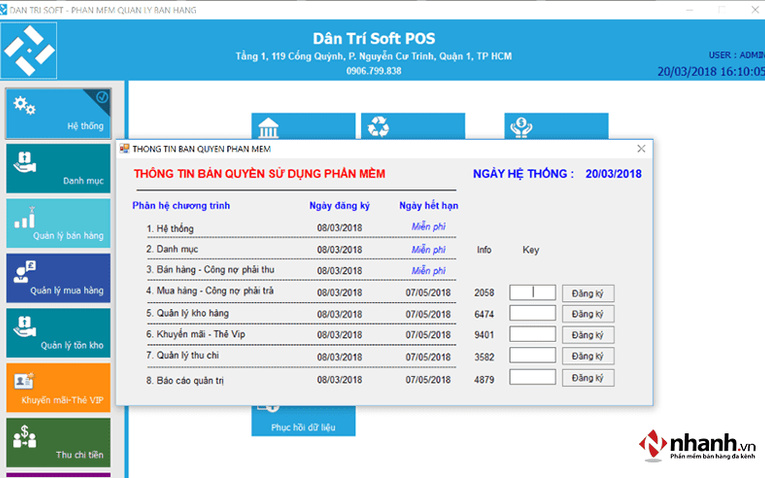 Phần mềm quản lý bán hàng DanTriSoft