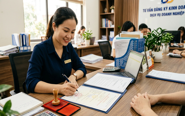 Thủ tục đăng ký kinh doanh và giấy phép mở tiệm nail hợp pháp