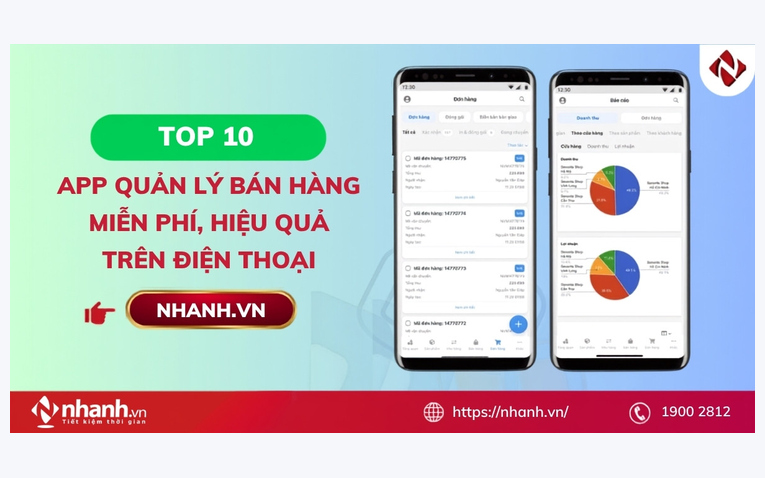 Ứng dụng quản lý bán hàng di động miễn phí tiện lợi cho chủ shop