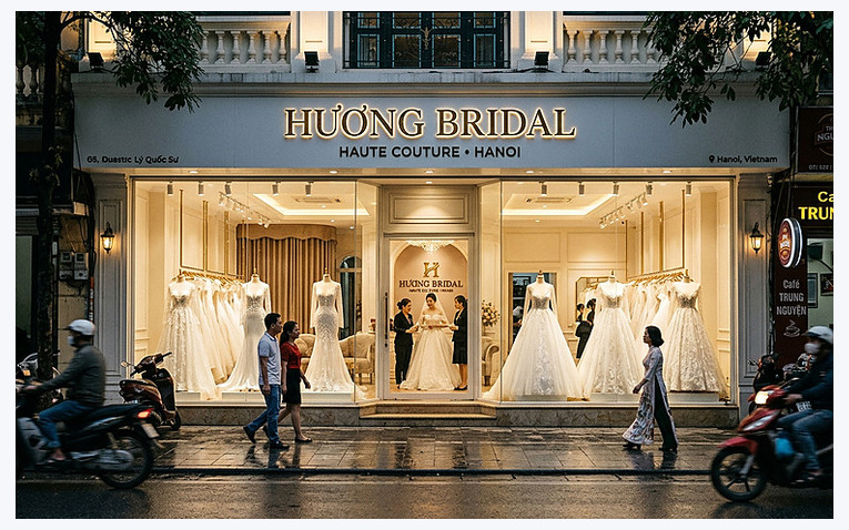 Lựa chọn địa điểm và mặt bằng mở tiệm áo cưới phù hợp