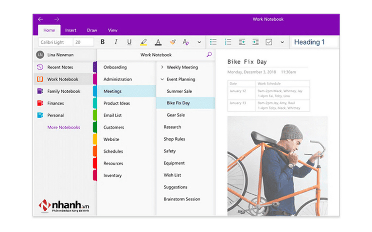 Công cụ Microsoft OneNote