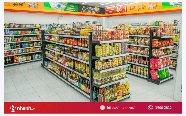 Nghệ thuật trưng bày hàng hóa tại cửa hàng tạp hóa nhỏ đẹp và thu hút khách mua