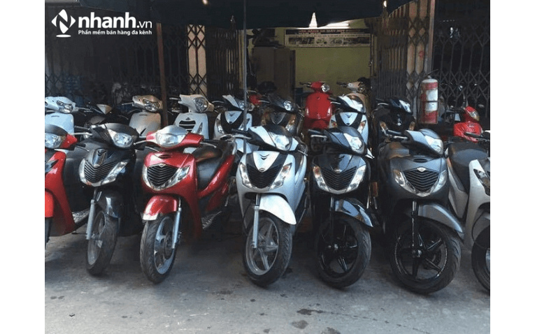 Mở cửa hàng mua bán xe máy cũ cần vốn khoảng 150-500 triệu