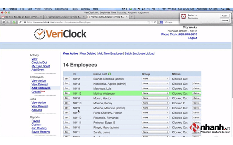 VeriClock là phần mềm chấm công với nhiều tính năng nổi bật