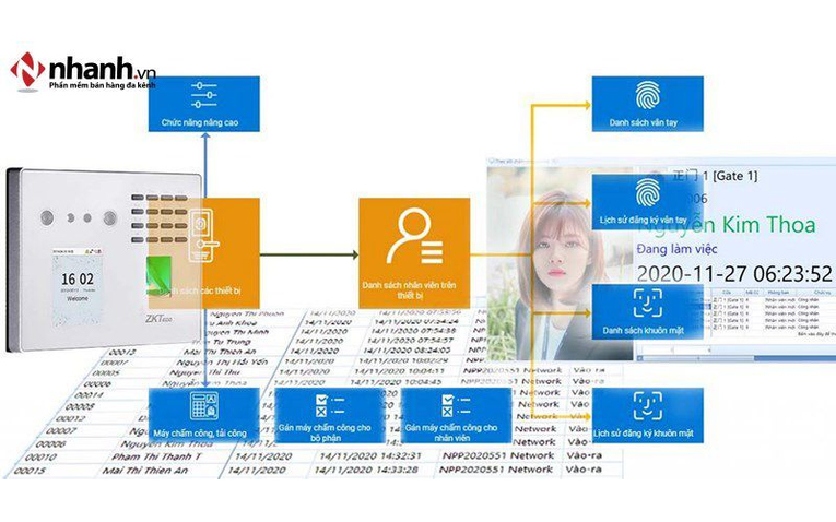 Paradise là một phần mềm chấm công miễn phí bằng excel
