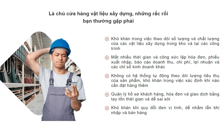 Những khó khăn thường gặp phải của cửa hàng vật liệu xây dựng