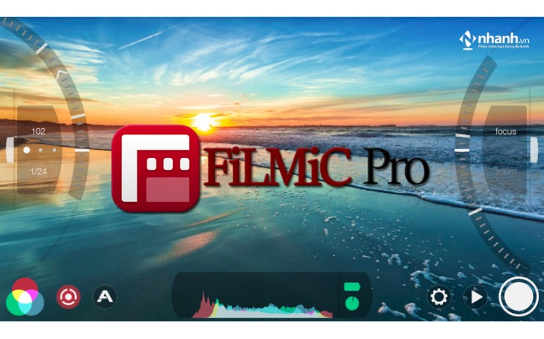 Phần mềm quay video đẹp Filmic Pro